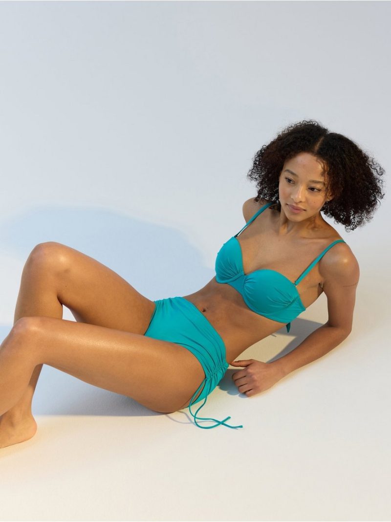 Padded balconette bikini bra with underwire - 3004396-3964