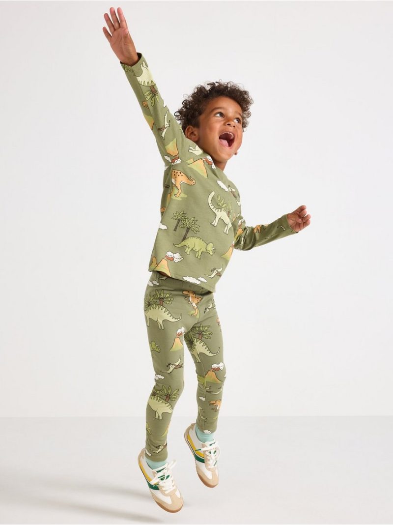 - Leggings with brushed inside Leggings with brushed inside - 3004423-9300