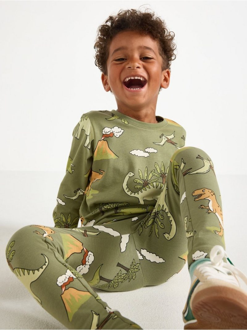 Leggings with brushed inside - 3004423-9300