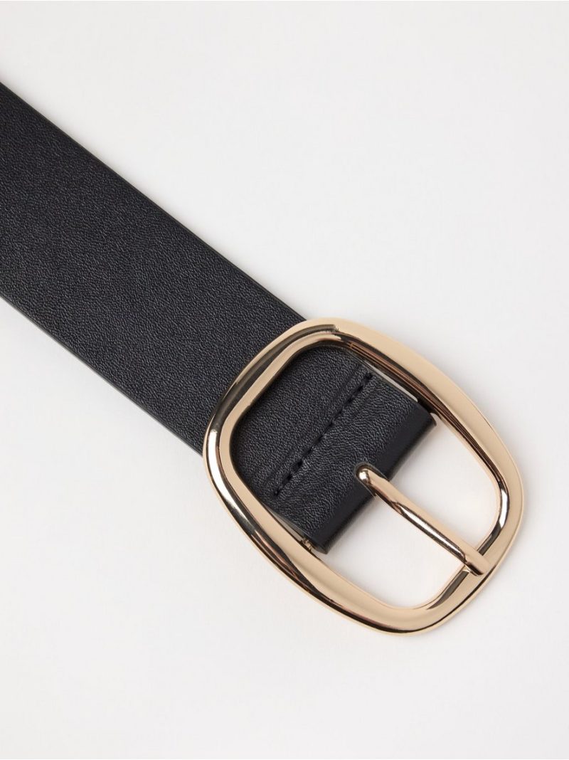 Wide belt in imitation leather - 3004472-80