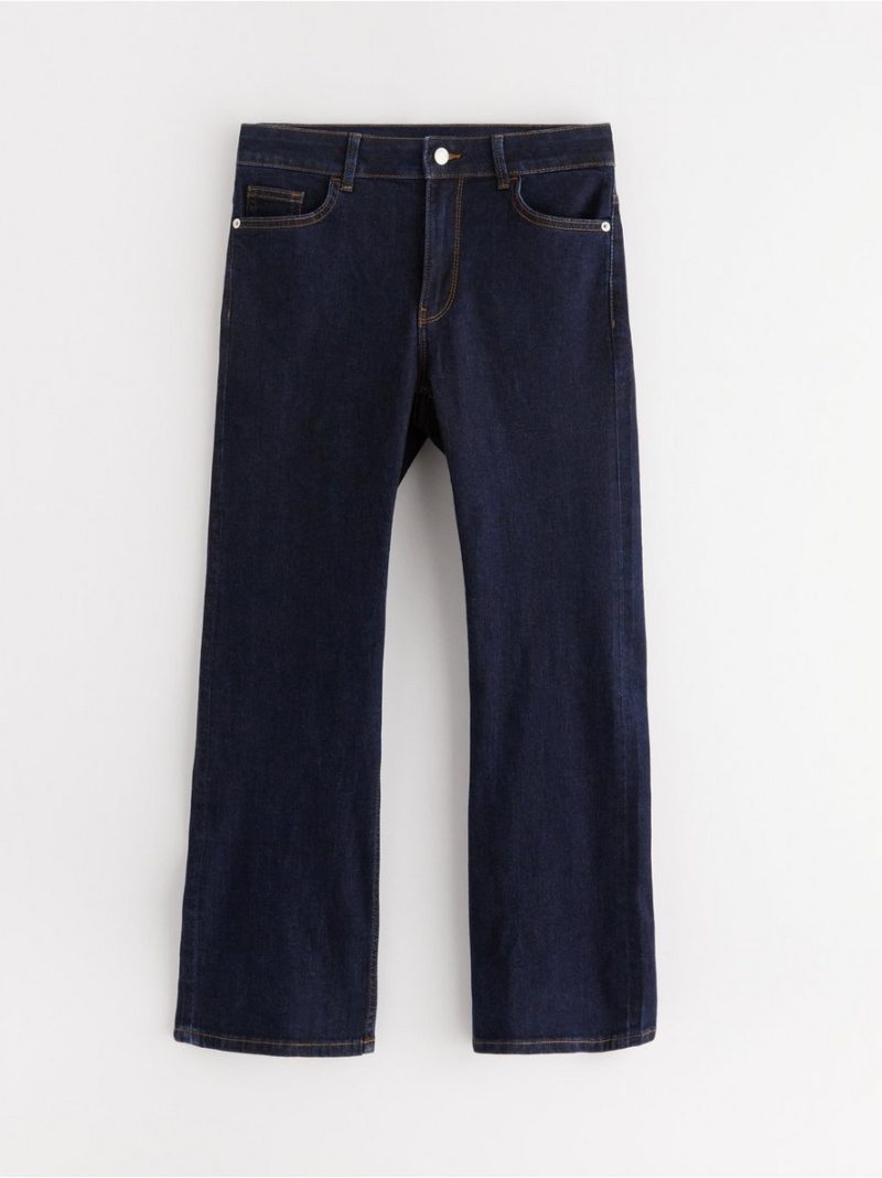 FLARE Karen cropped jeans with mid waist - 3004480-822