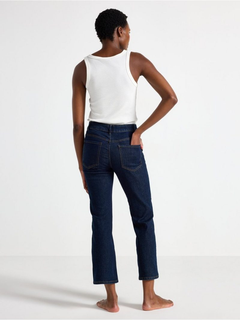 FLARE Karen cropped jeans with mid waist - 3004480-822