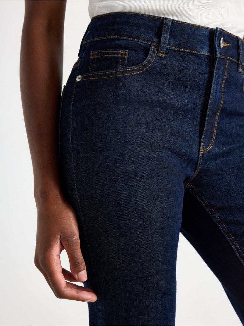 FLARE Karen cropped jeans with mid waist - 3004480-822