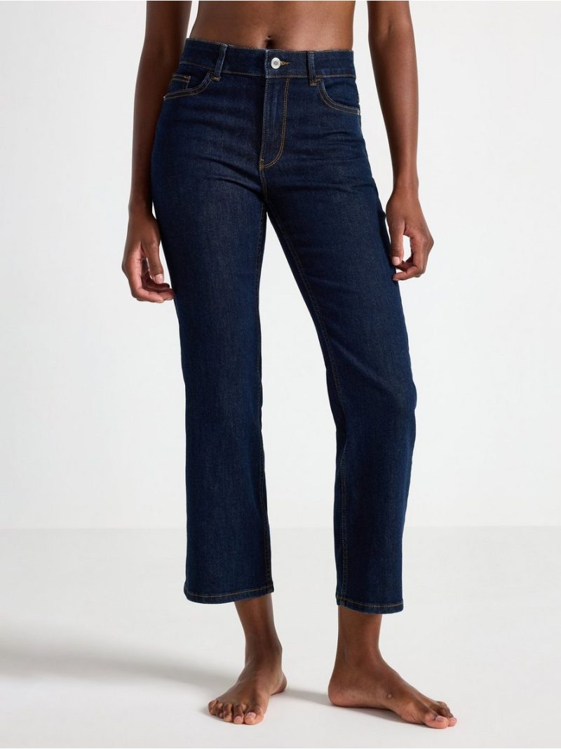 FLARE Karen cropped jeans with mid waist - 3004480-822