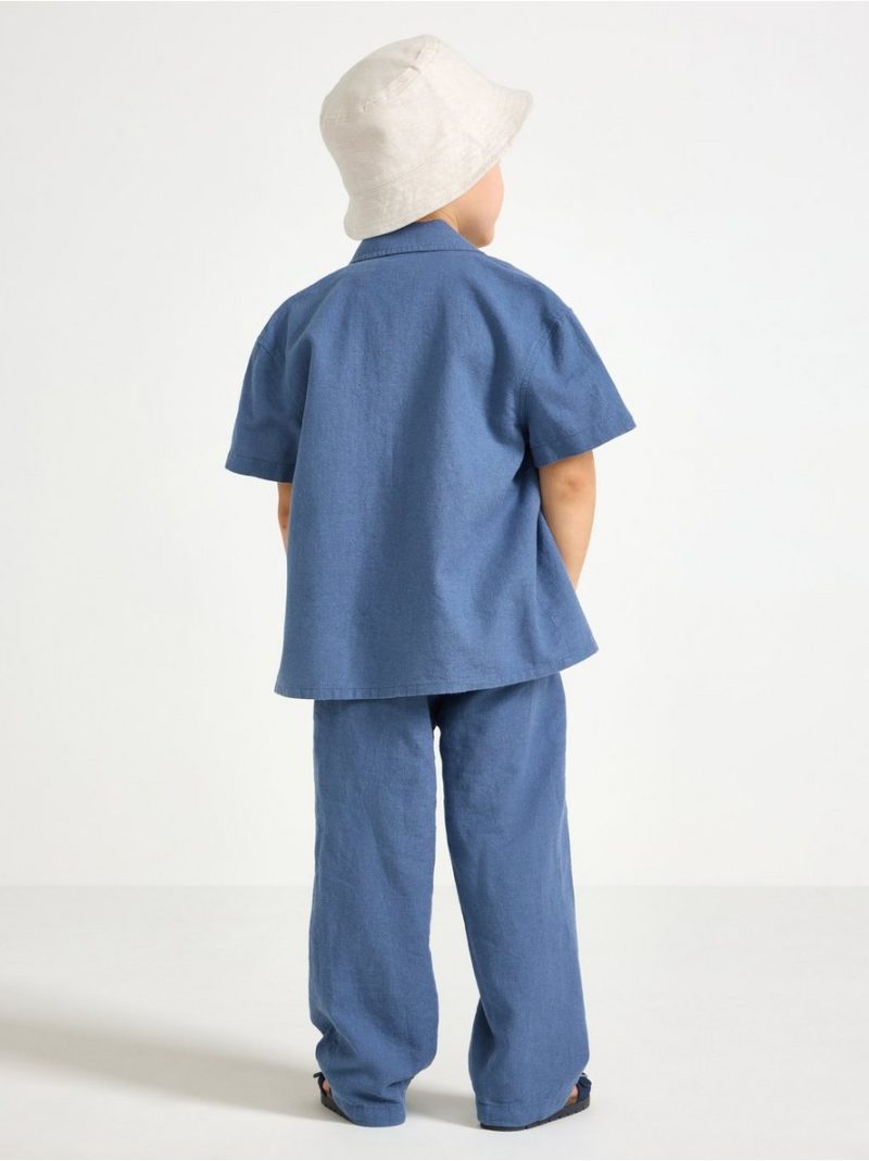 Trousers in linen blend - 3004572-9392