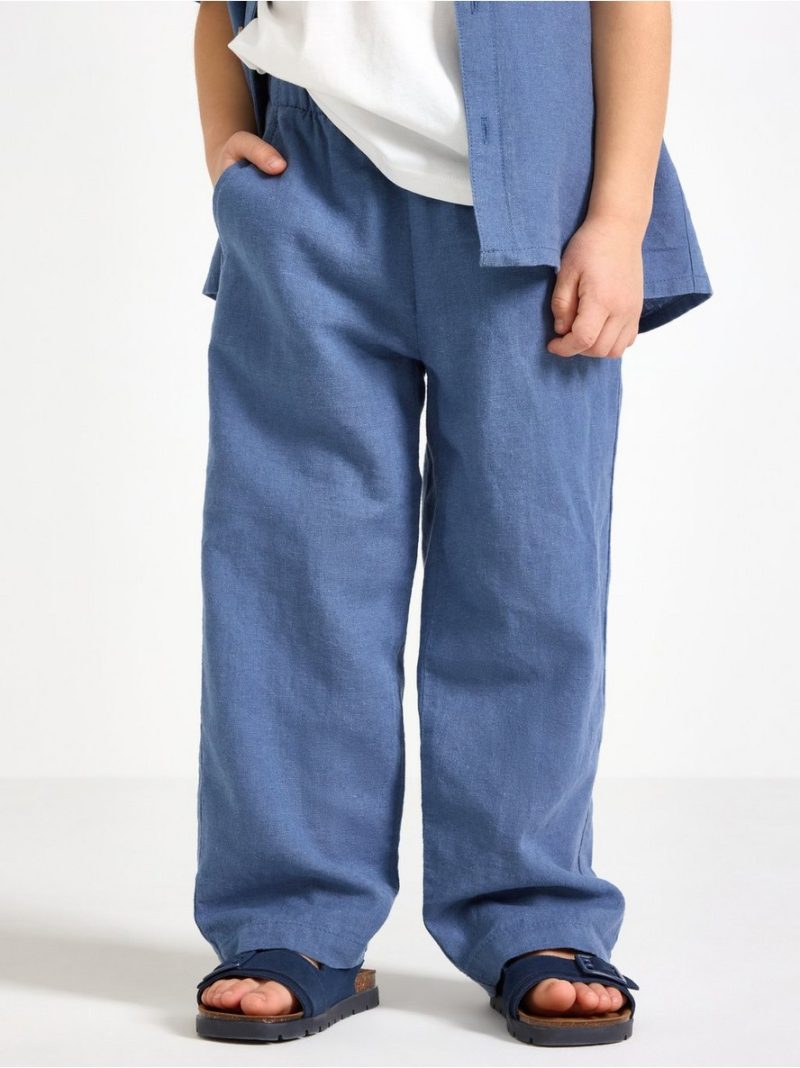 Trousers in linen blend - 3004572-9392