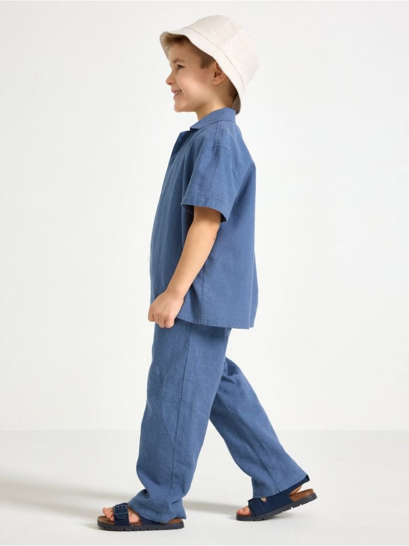 Trousers in linen blend - 3004572-9392