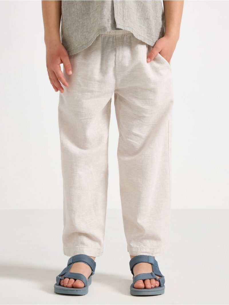 Trousers in linen blend - 3004572-9928