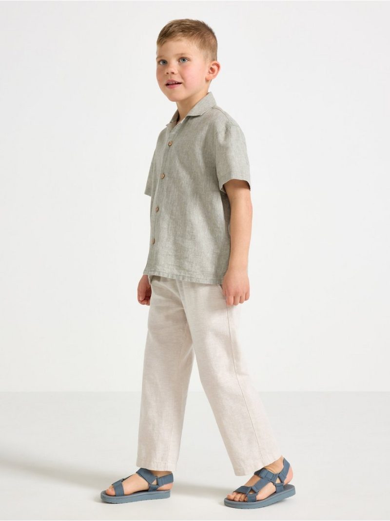 Trousers in linen blend - 3004572-9928