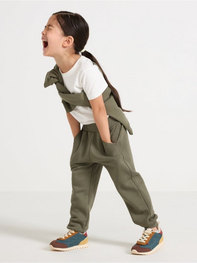 Joggers with brushed inside - 3004578-6876