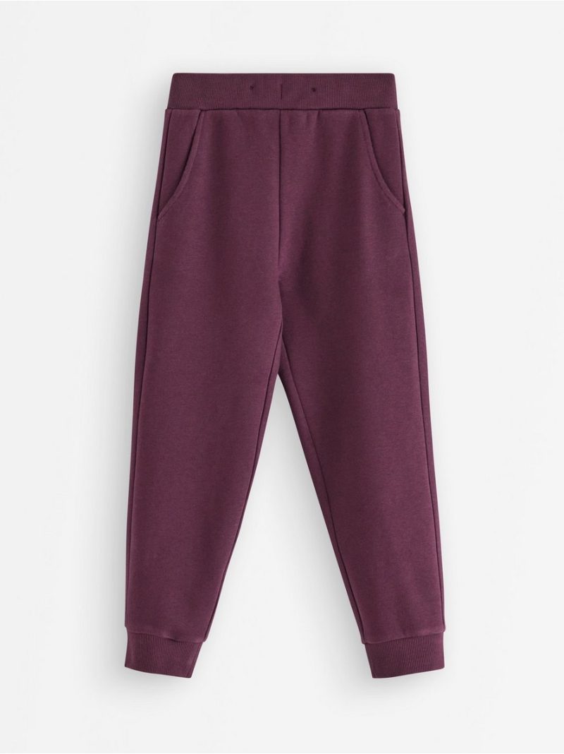 Joggers with brushed inside - 3004578-7268