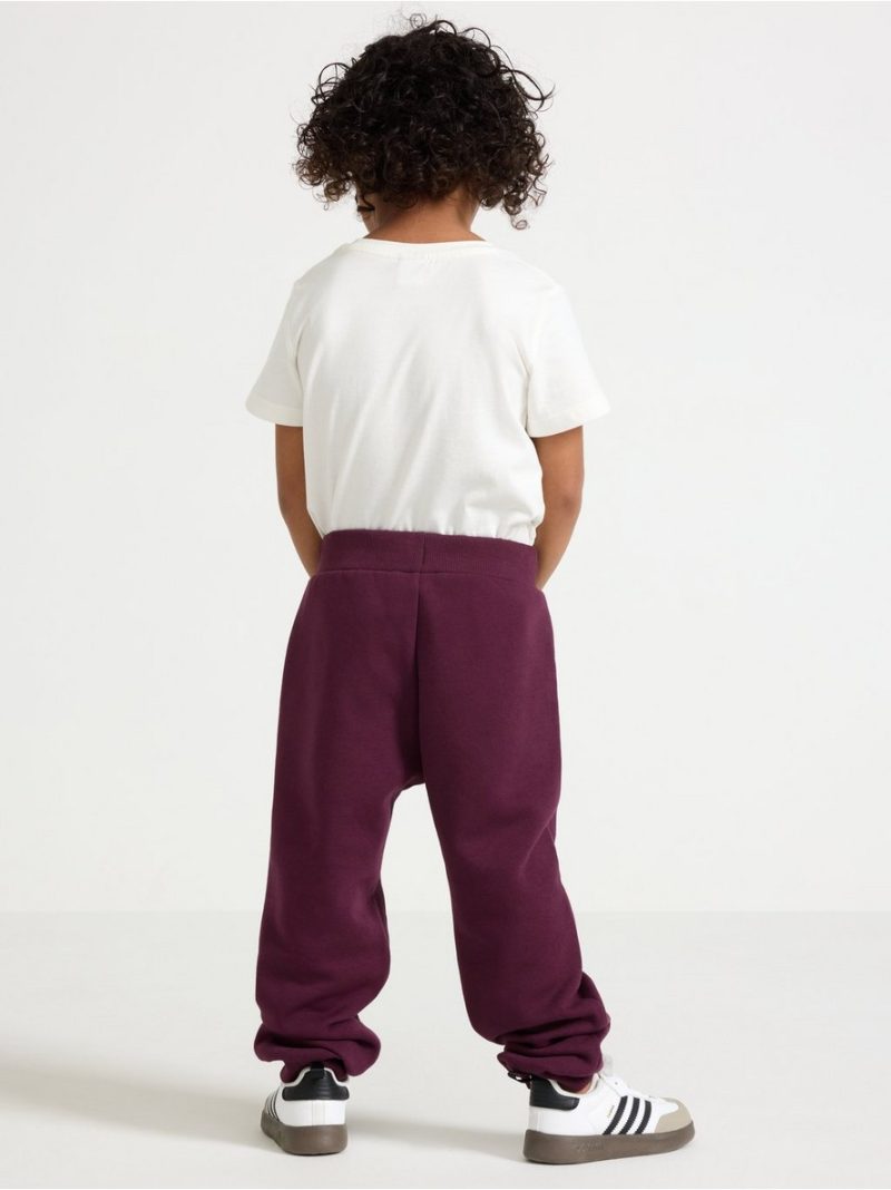 Joggers with brushed inside - 3004578-7268