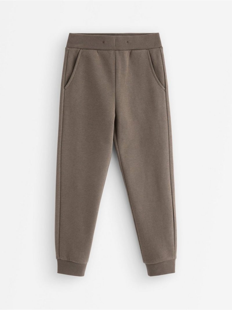 Joggers with brushed inside - 3004578-8176