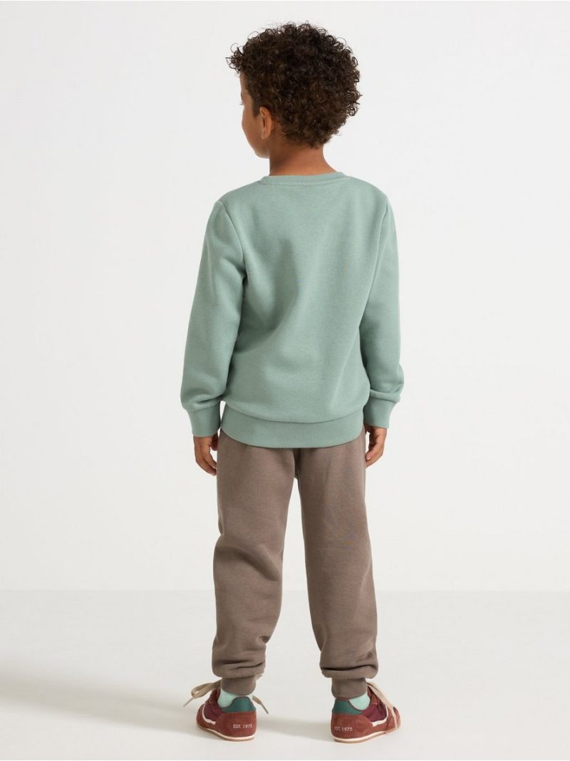 Joggers with brushed inside - 3004578-8176