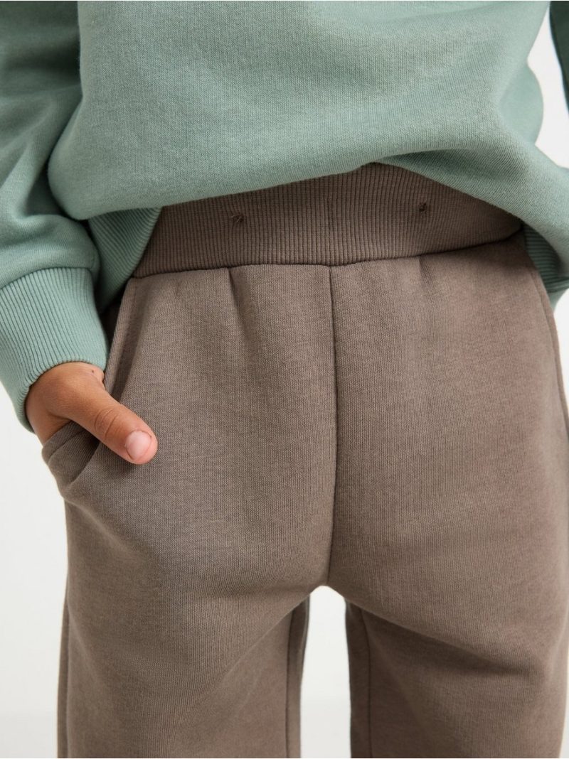 Joggers with brushed inside - 3004578-8176