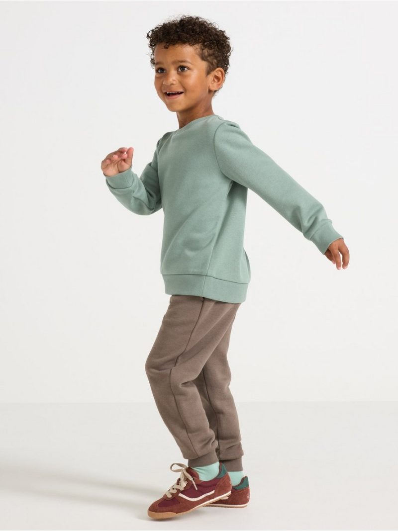 Joggers with brushed inside - 3004578-8176