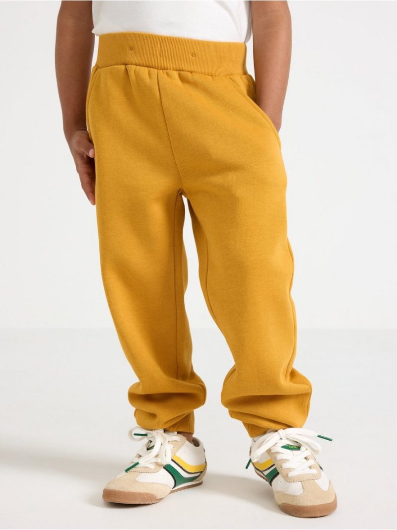 Joggers with brushed inside - 3004578-9755