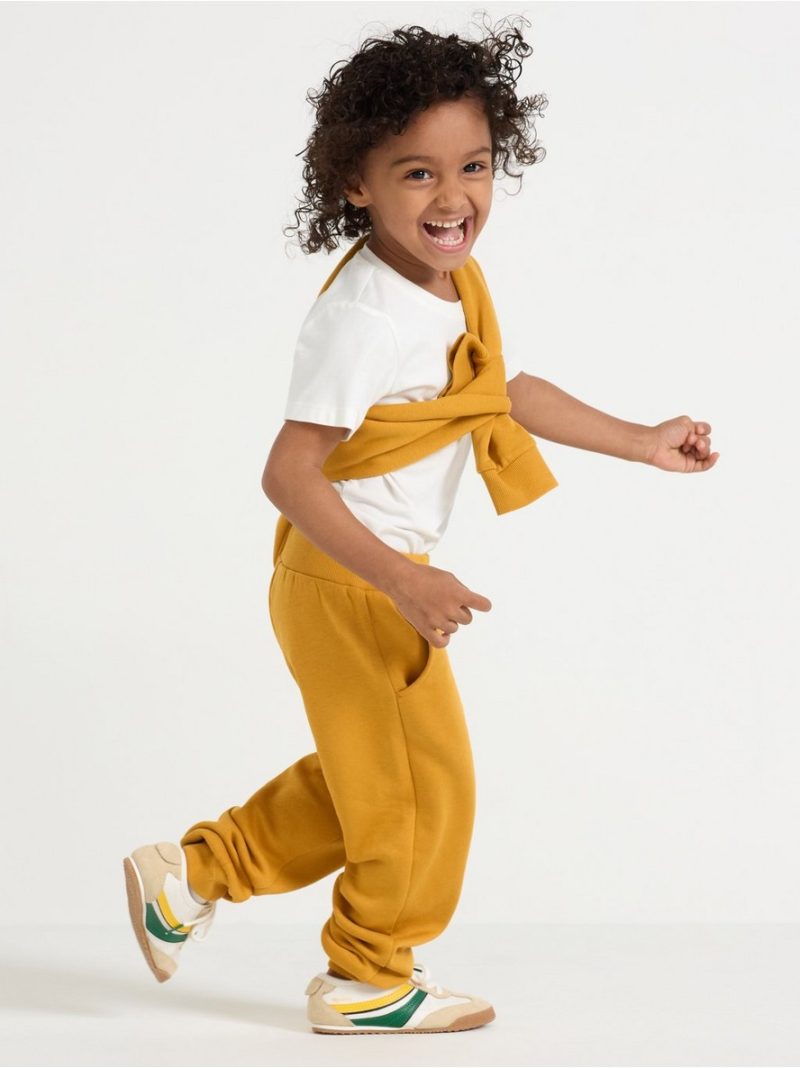 Joggers with brushed inside - 3004578-9755