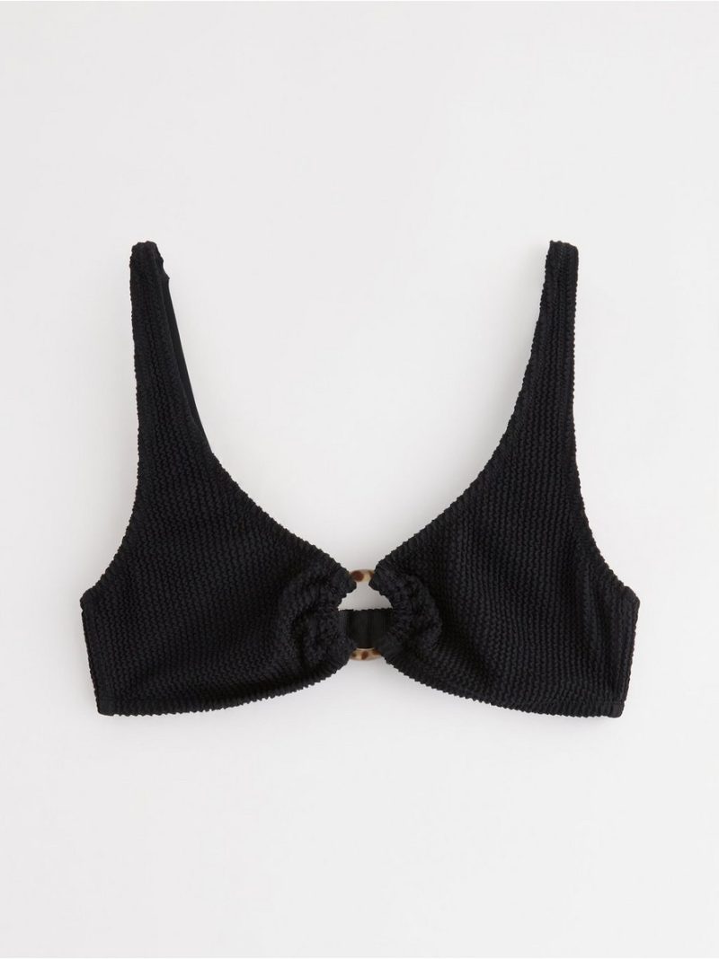 Crinkled bikini top - 3004702-80