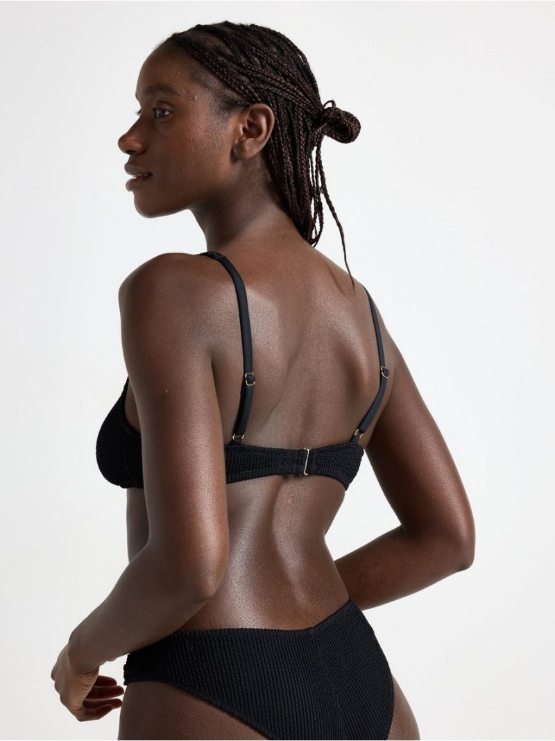 Crinkled bikini top - 3004702-80