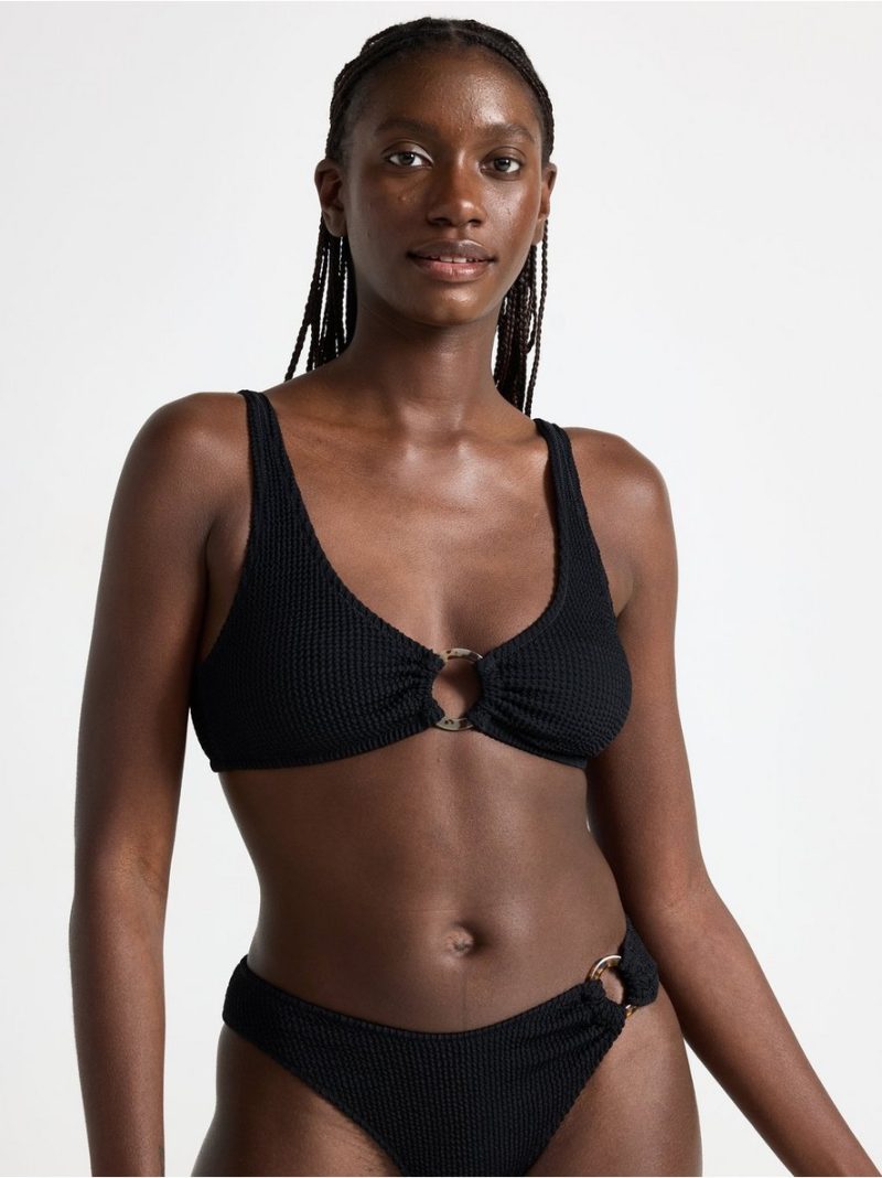 Crinkled bikini top - 3004702-80