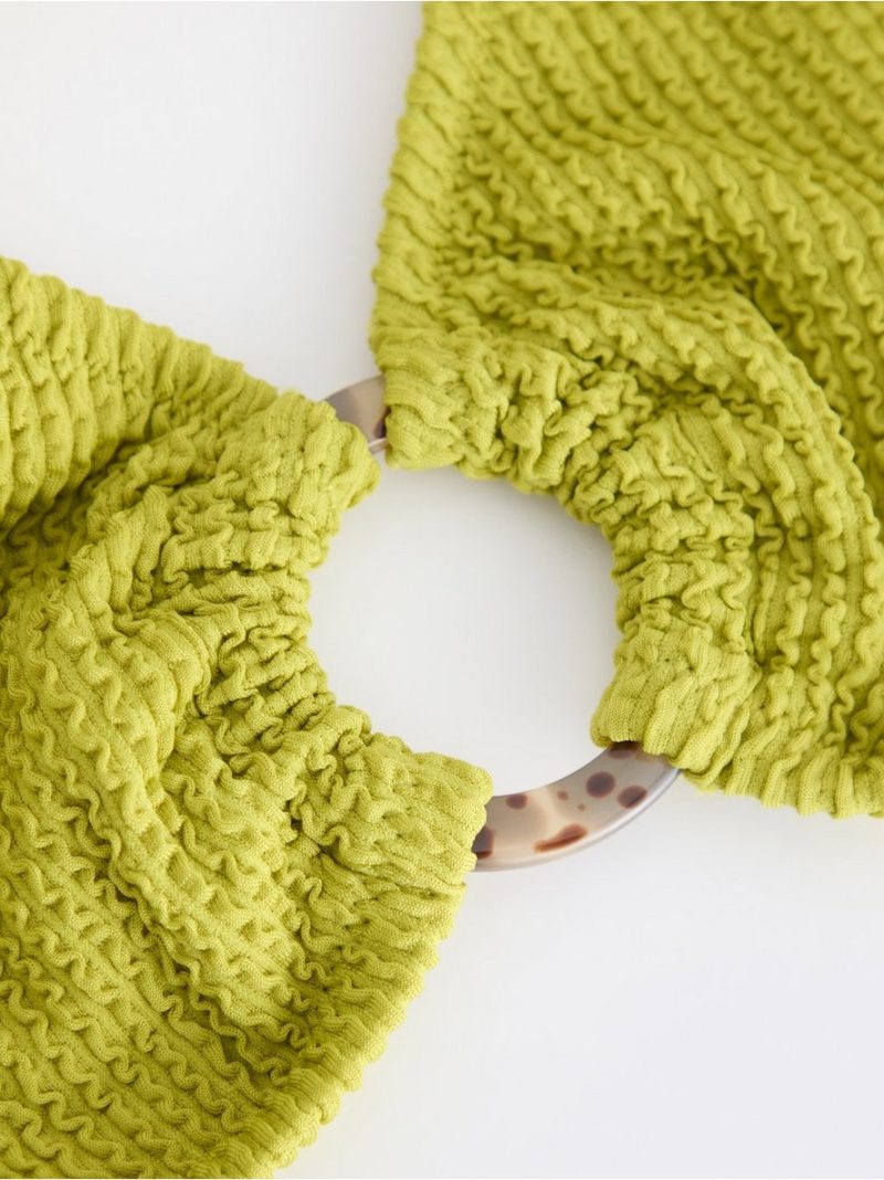 Crinkled bikini top - 3004702-8477