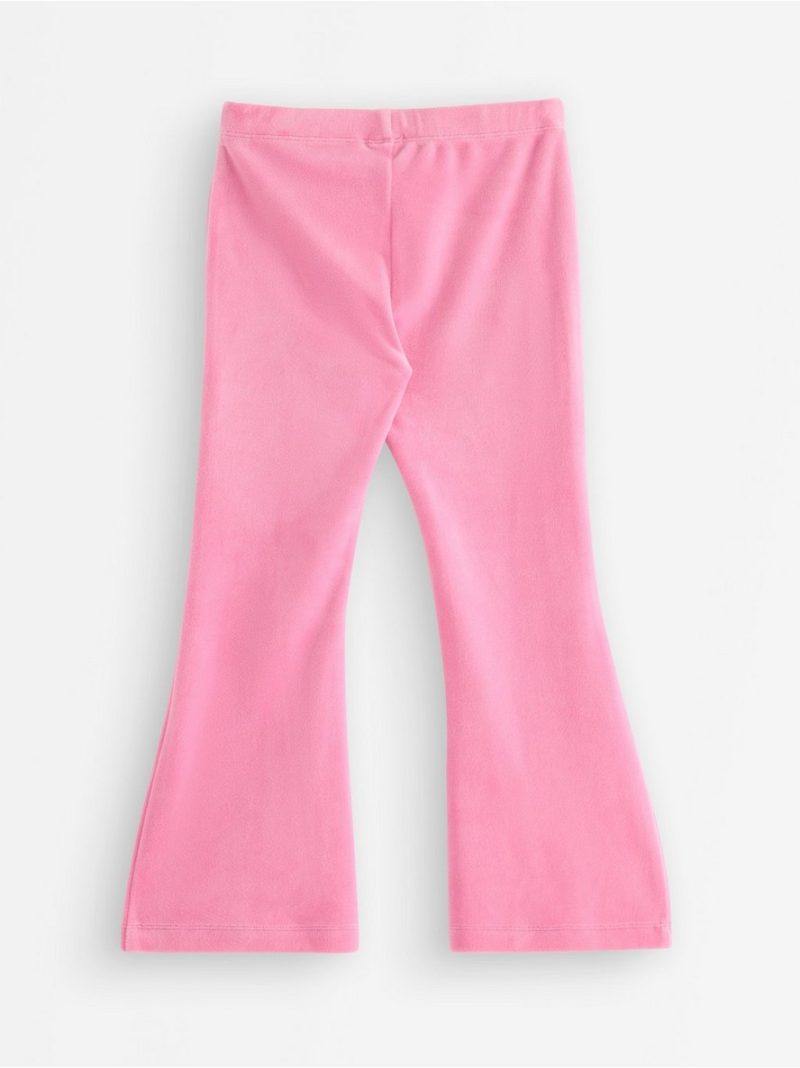 Flared leggings in velour - 3004735-3644