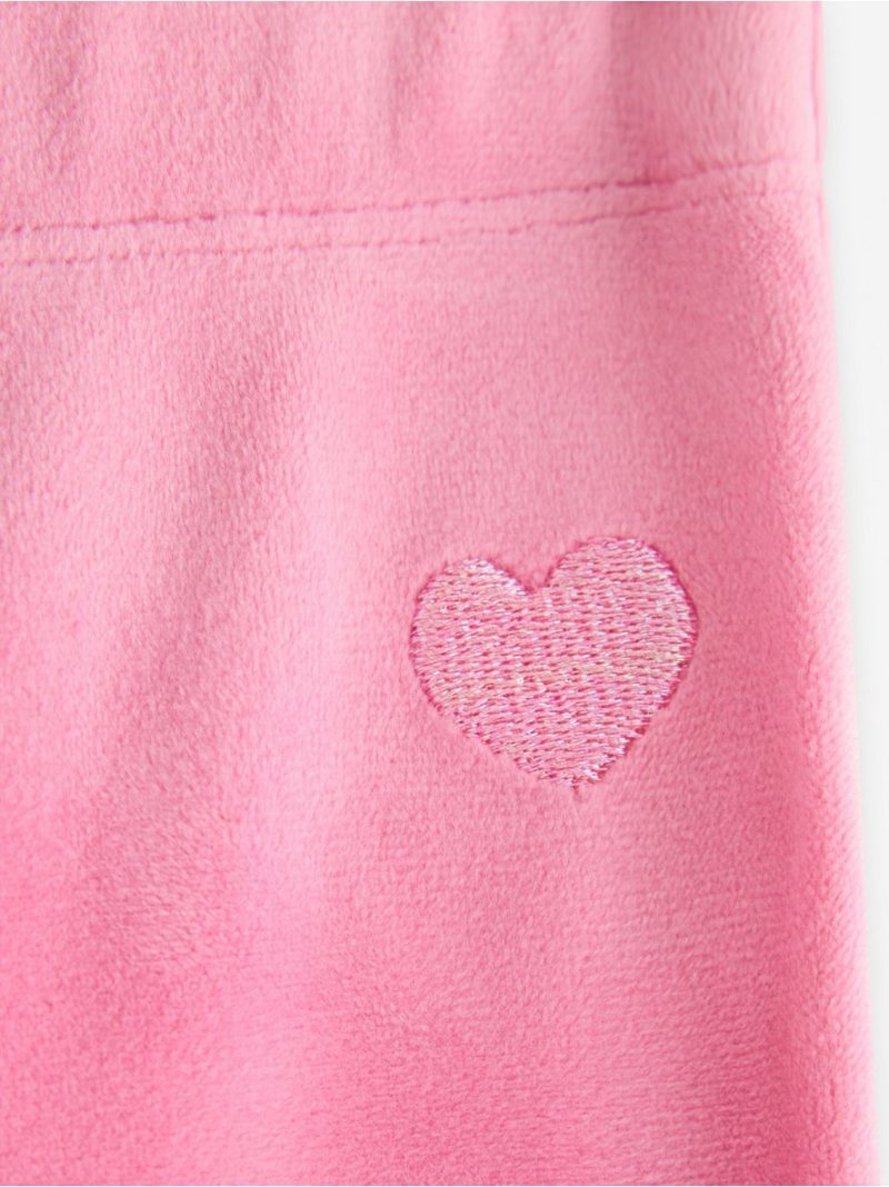 Flared leggings in velour - 3004735-3644