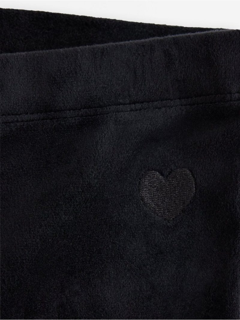 Flared leggings in velour - 3004735-80