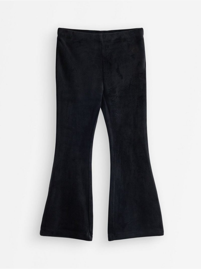 Flared leggings in velour - 3004735-80