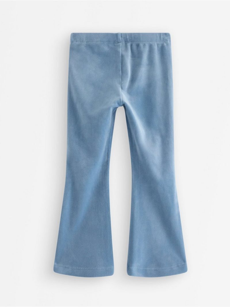 Flared leggings in velour - 3004735-8174