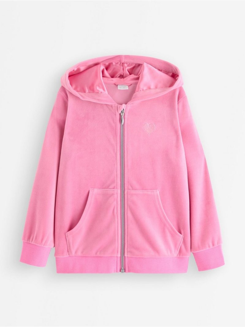 Hoodie in velour - 3004736-3644