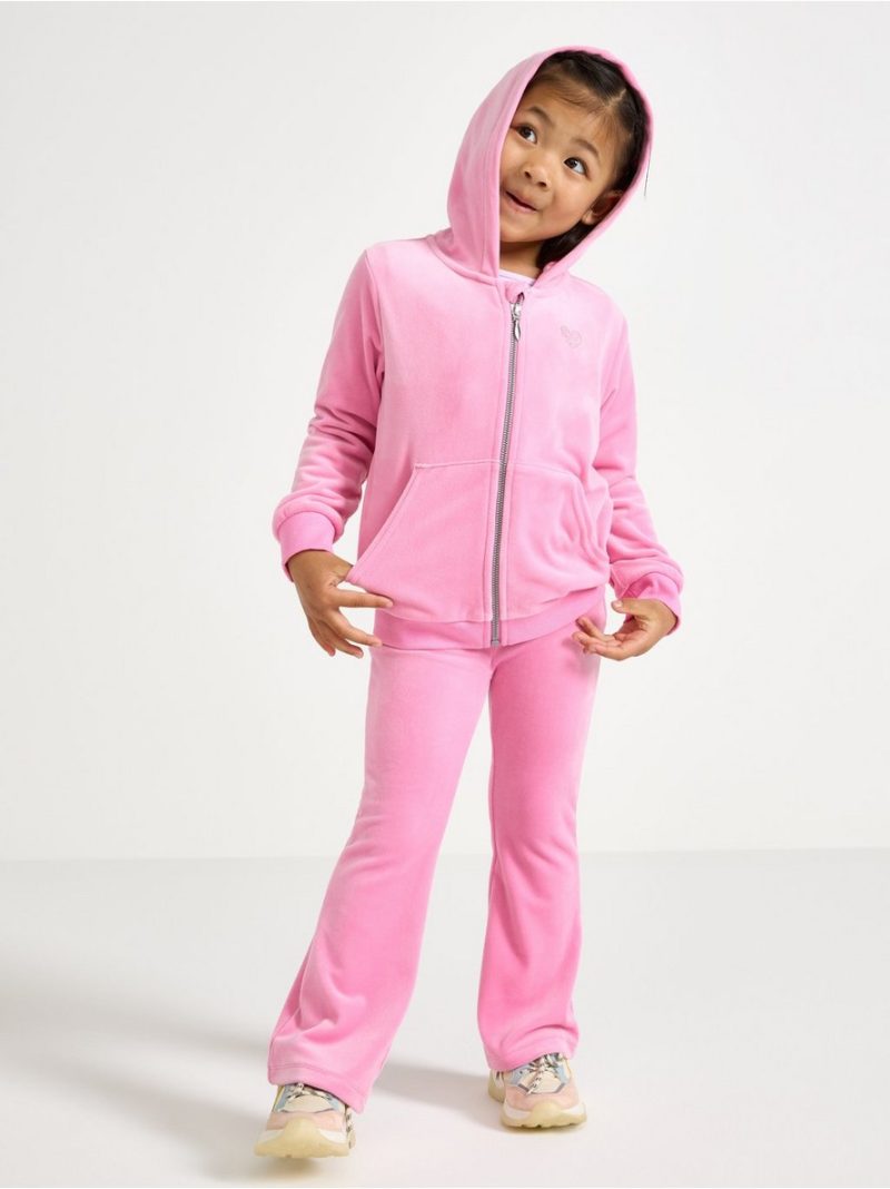 Hoodie in velour - 3004736-3644