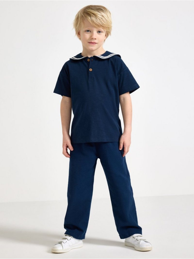 T-shirt with sailor collar - 3004807-6842