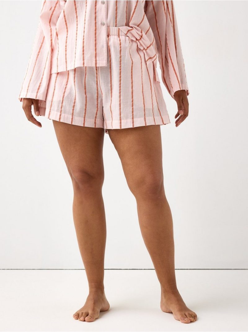 Pyjama shorts in seersucker - 3004950-7723