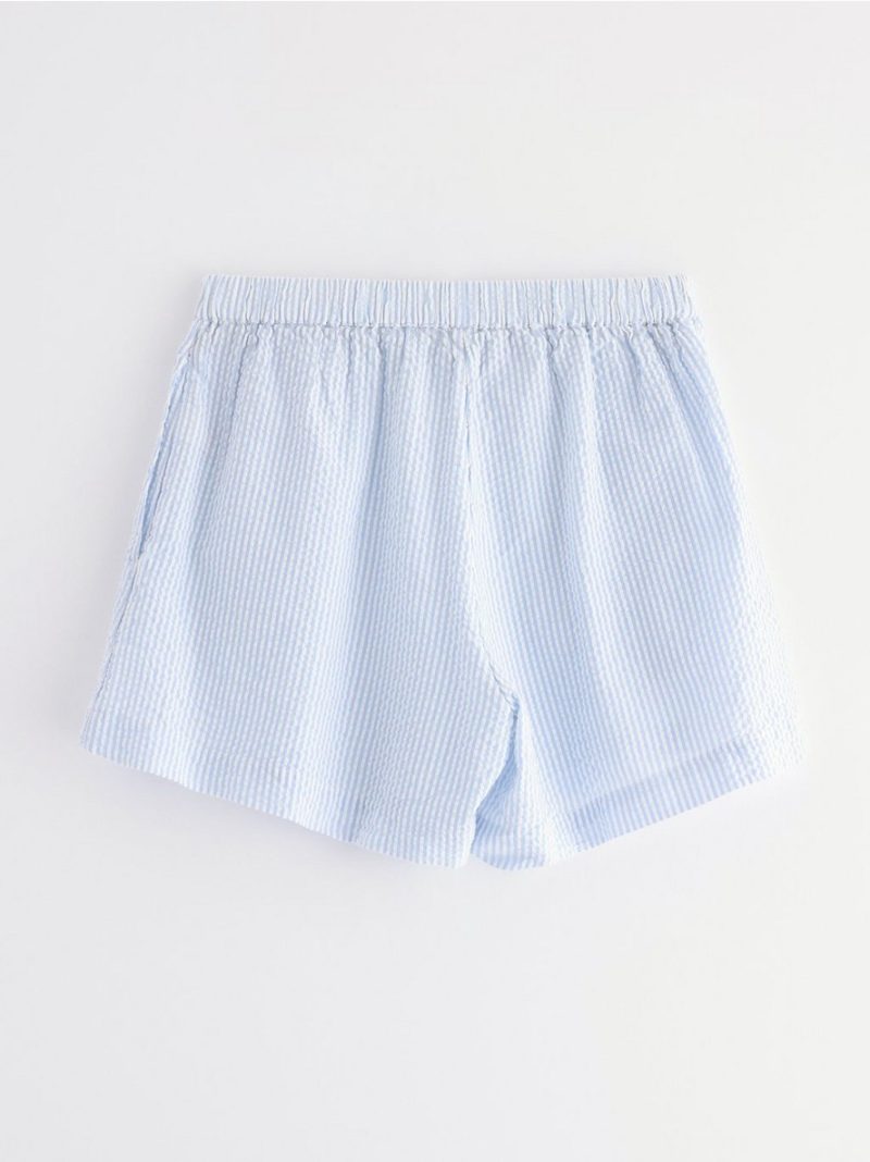 Pyjama shorts in seersucker - 3004950-7859