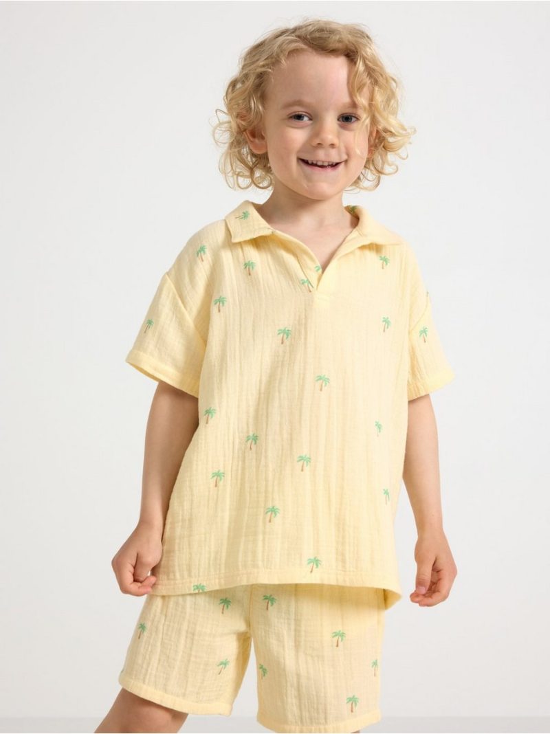 Shirt in cotton gauze - 3005086-1877