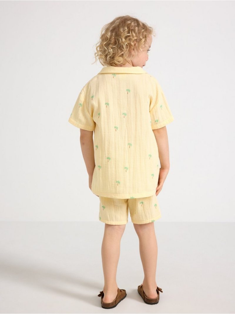 Shorts in cotton gauze - 3005091-1877