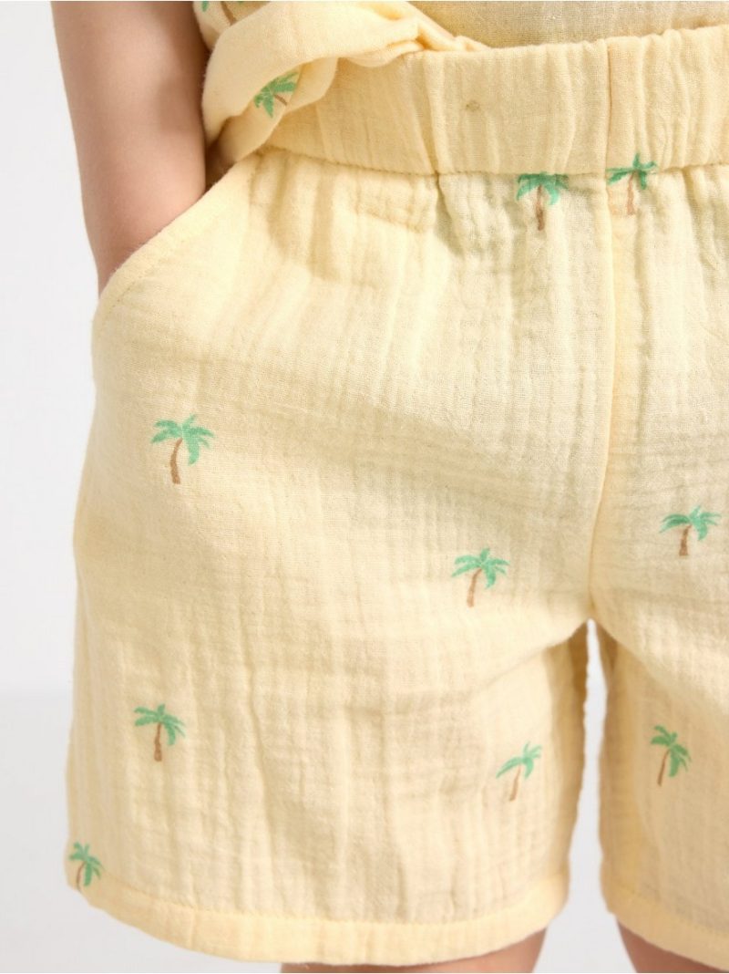 Shorts in cotton gauze - 3005091-1877