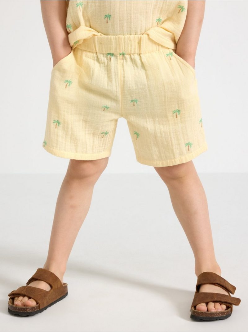 Shorts in cotton gauze - 3005091-1877