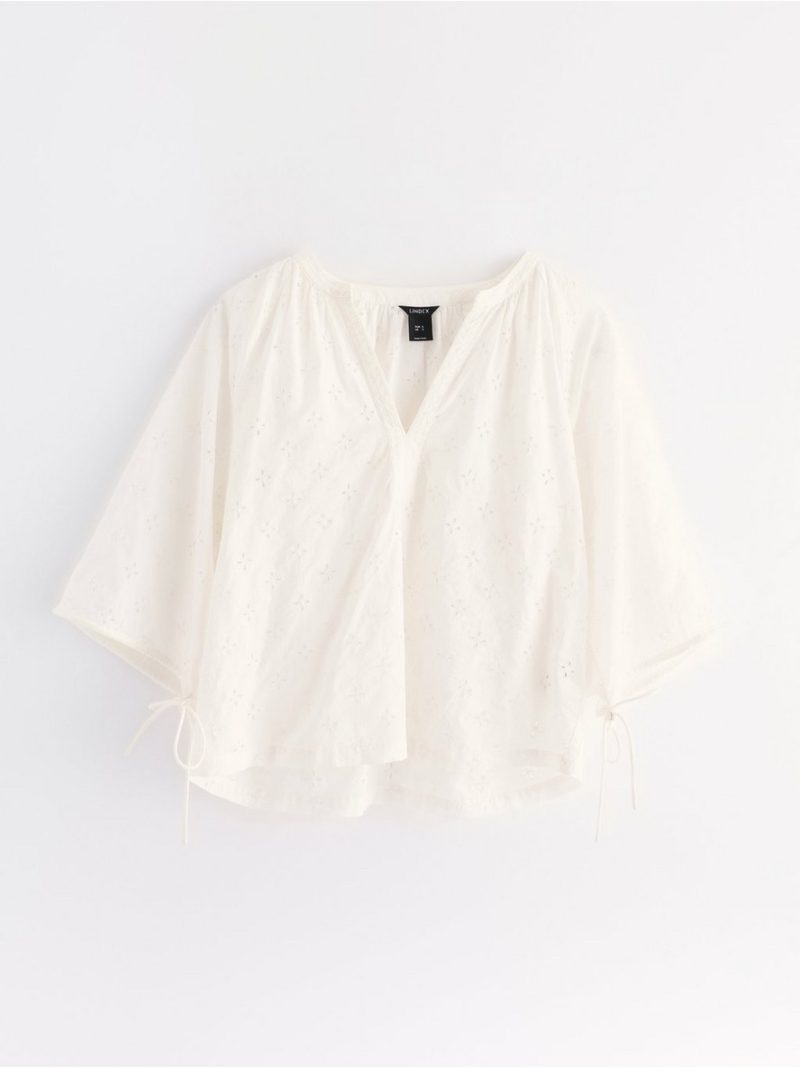 Blouse with embroidery - 3005126-7862