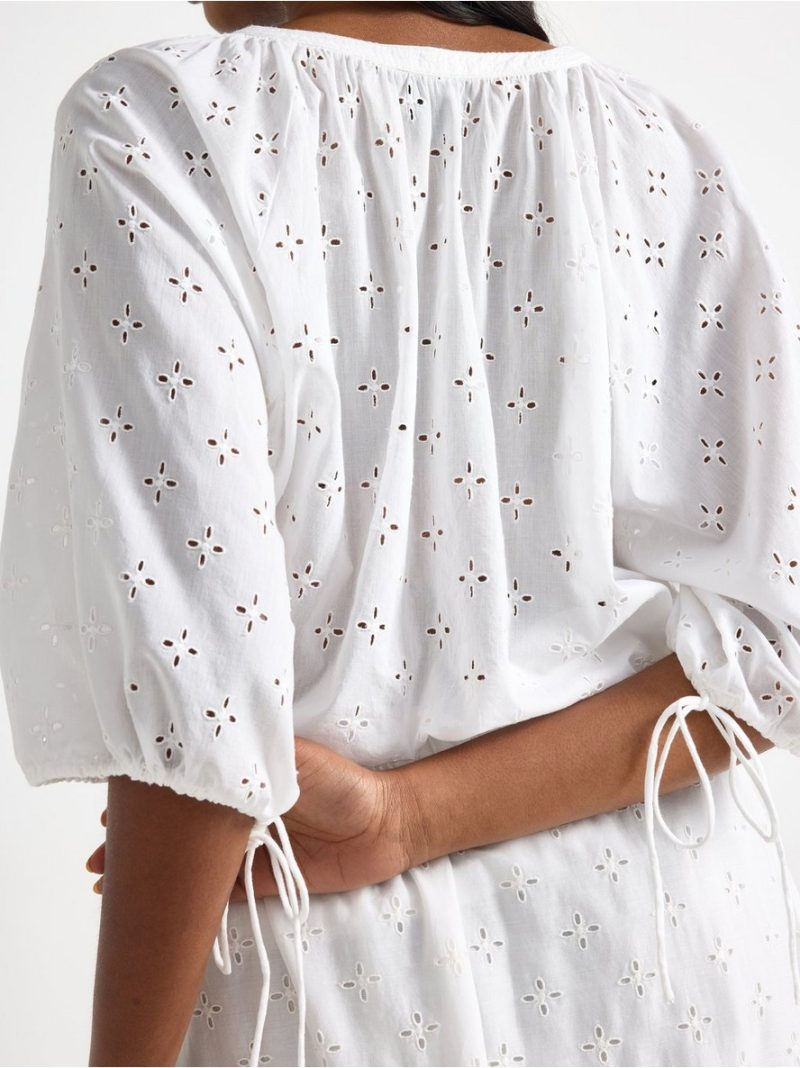 Blouse with embroidery - 3005126-7862