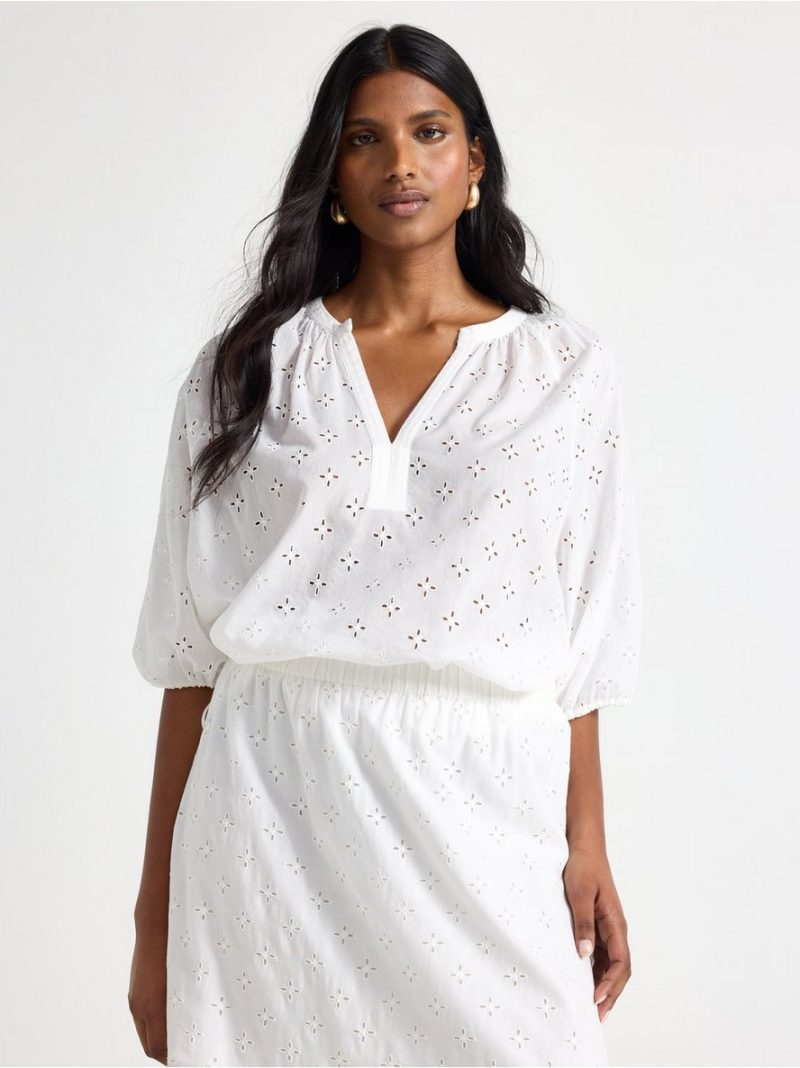 - Blouse with embroidery Blouse with embroidery - 3005126-7862