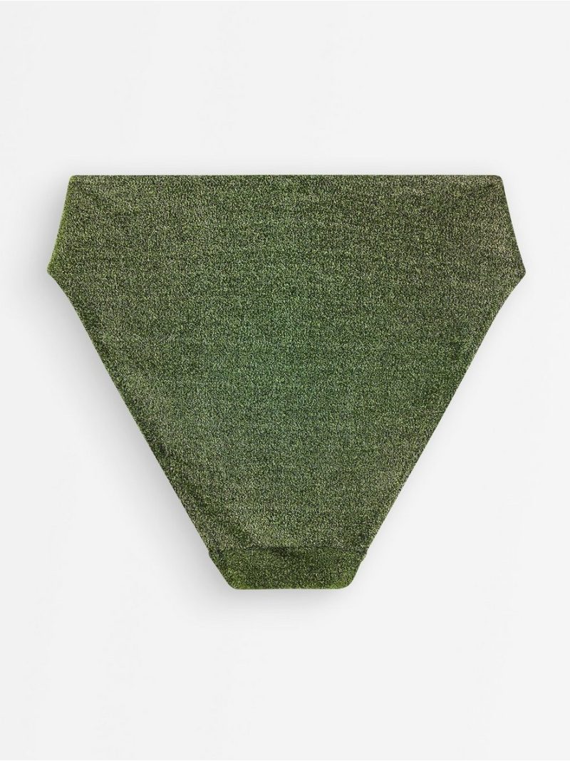 High-waisted bikini bottom with lurex - 3005253-8597