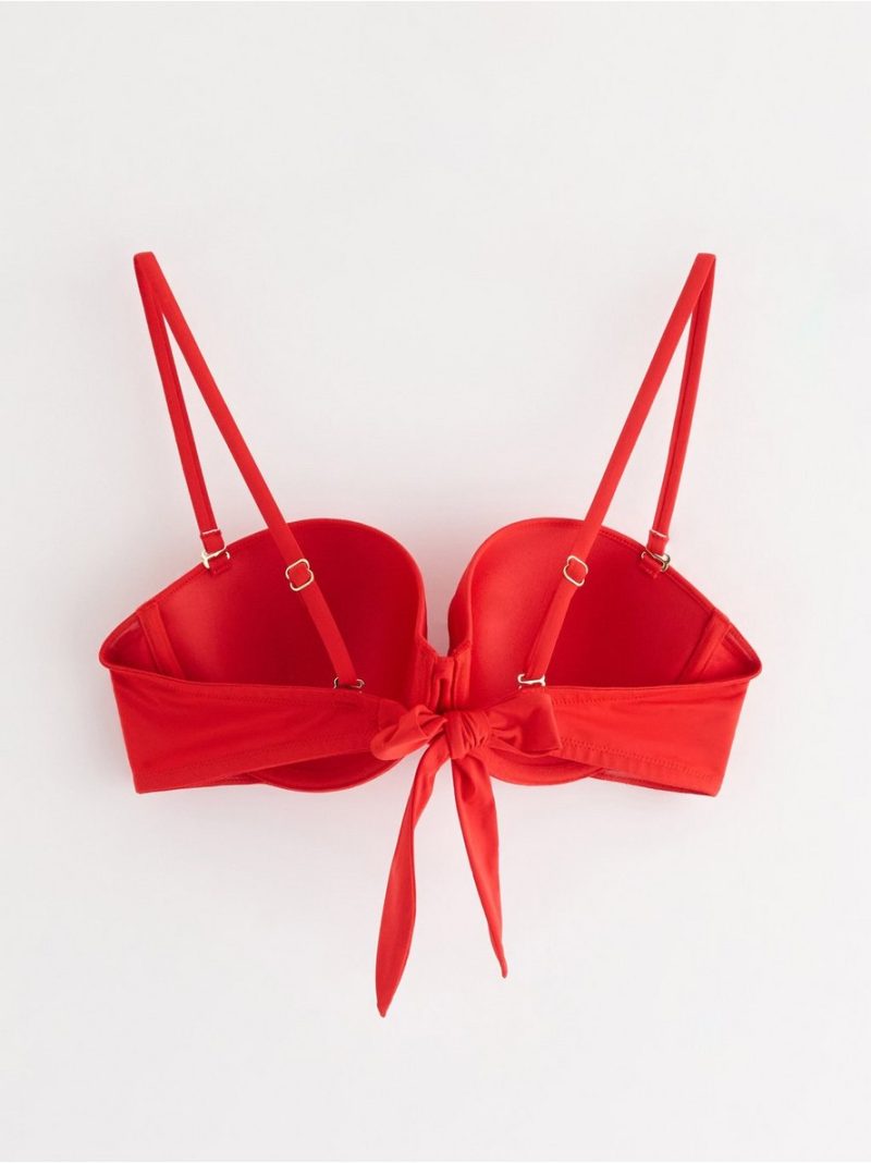 Padded balconette bikini bra with underwire - 3005261-6969