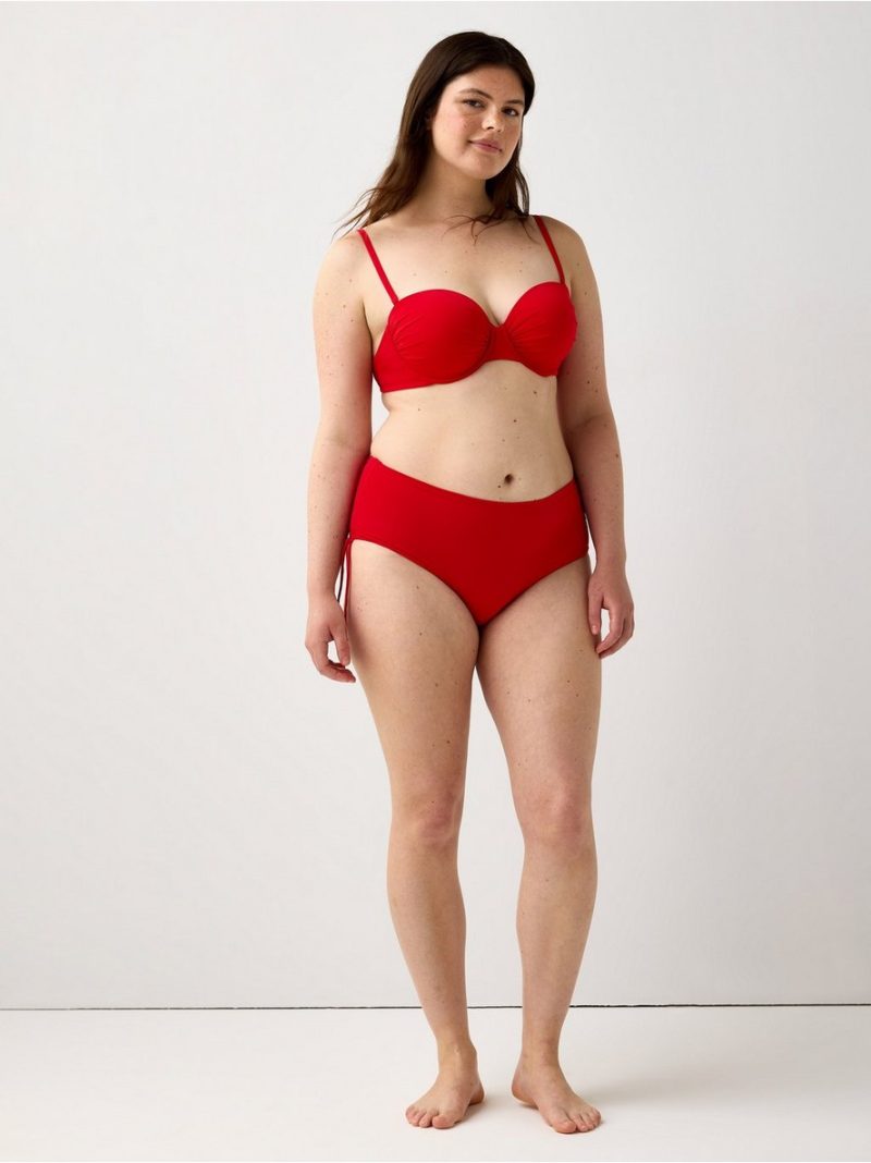 Padded balconette bikini bra with underwire - 3005261-6969