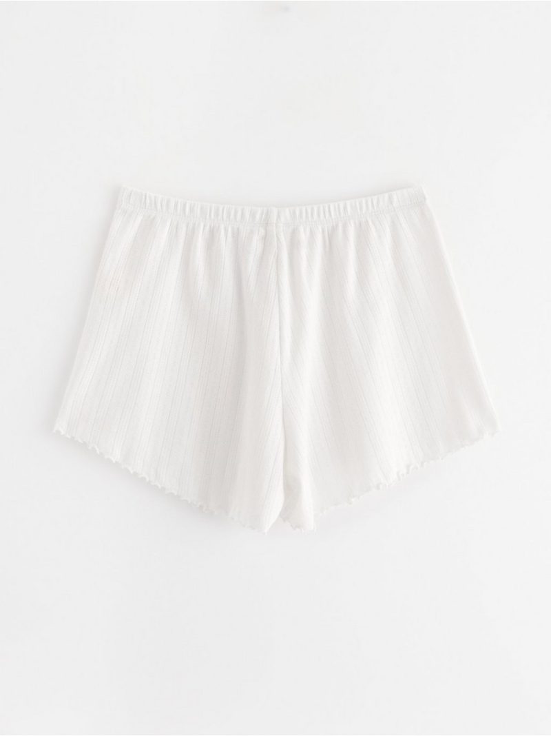 Pyjama shorts in pointelle - 3005277-70
