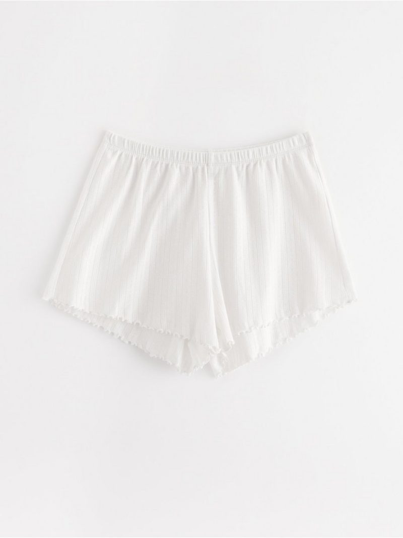Pyjama shorts in pointelle - 3005277-70