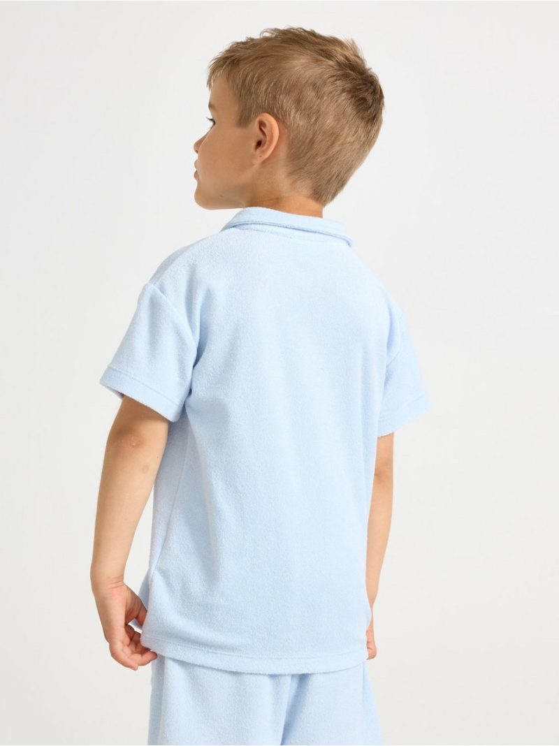 Short-sleeved shirt in terry - 3005312-1355