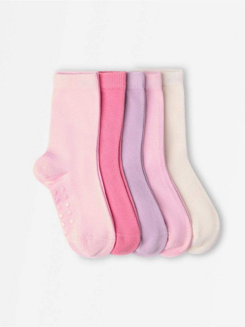 5-pack  socks with anti-slip - 3005342-3679